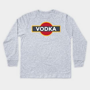 Vodka Martini Kids Long Sleeve T-Shirt